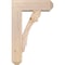 Ekena Millwork Olympic Craftsman Smooth Bracket w/ Offset Brace, Douglas Fir, 7 1/2"W x 22"D x 34"H BKT0806X22X34OLY04SDF - alternate 2